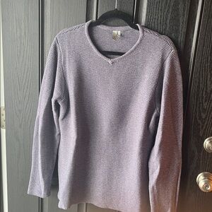 Sahalie Women’s V-Neck Sweater in purple/lavender